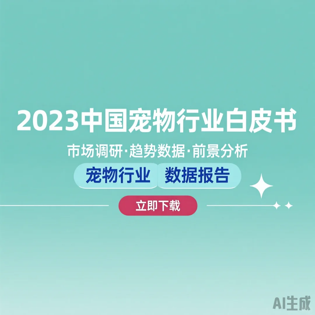 2023宠物行业趋势·市场调研数据干货分