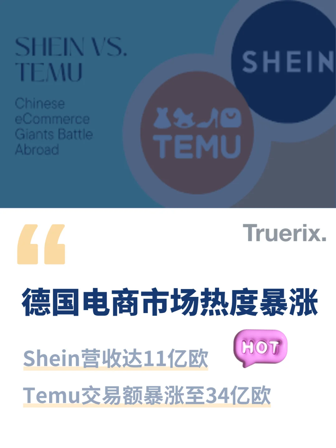 营收飙升!Shein11亿、Temu34亿引爆德国电商