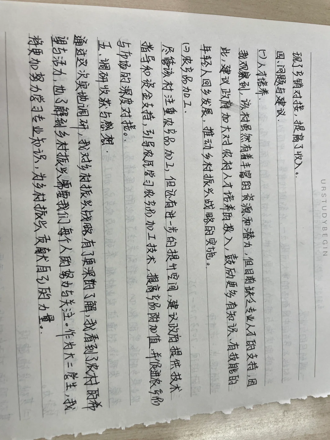 乡村振兴战略调研报告