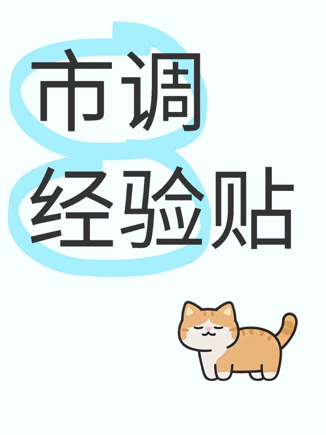 市调大赛经验贴