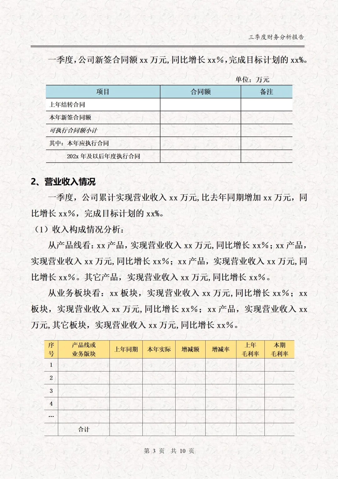 这样做季度财务分析报告|领导超级喜欢