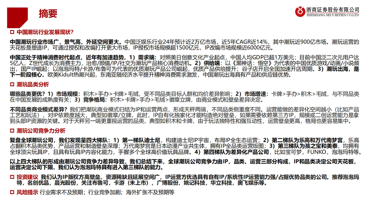 2025潮玩行业研究报告：IP起万物生
