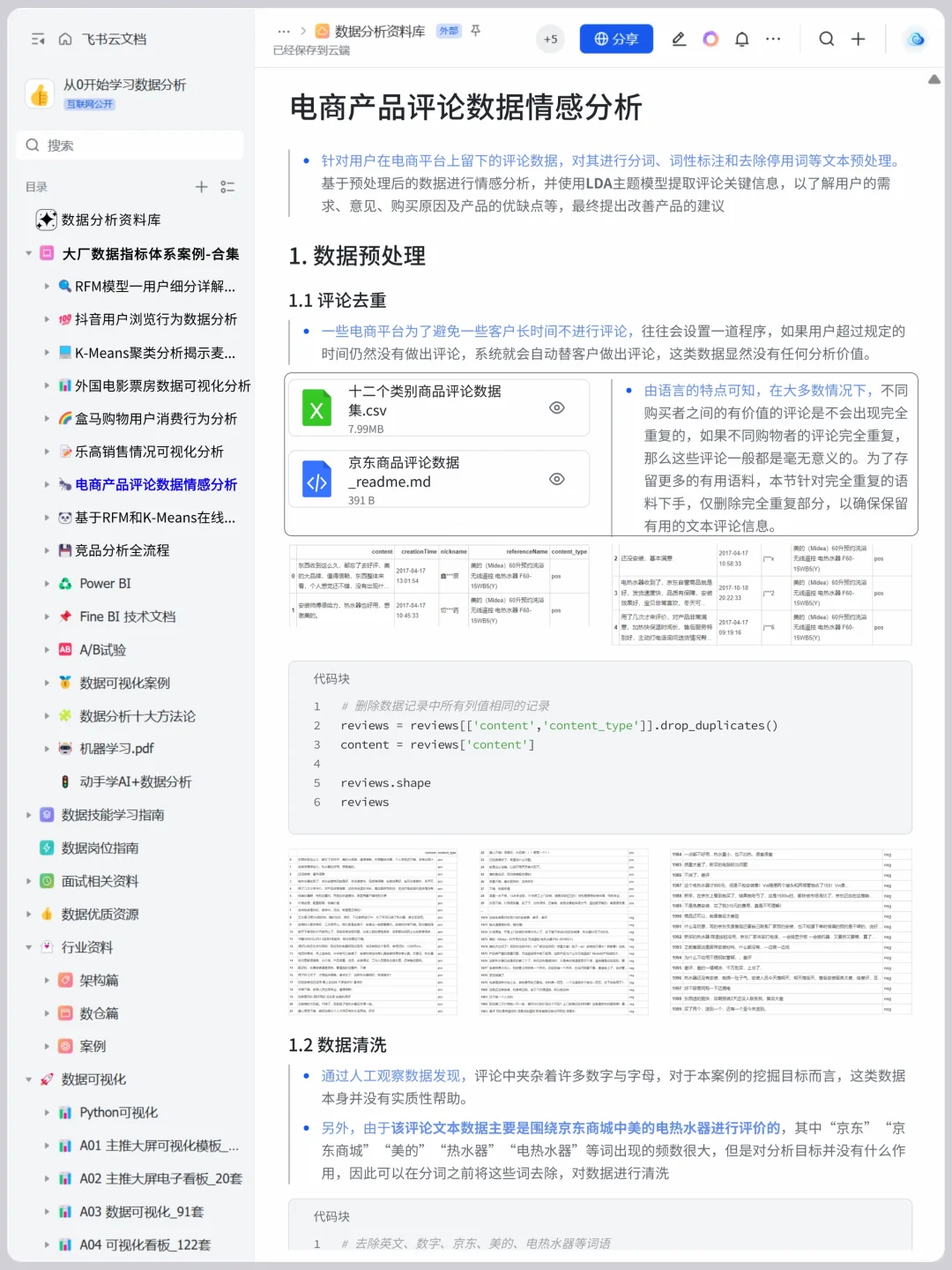 9 个可以写进简历的数据分析真实项目