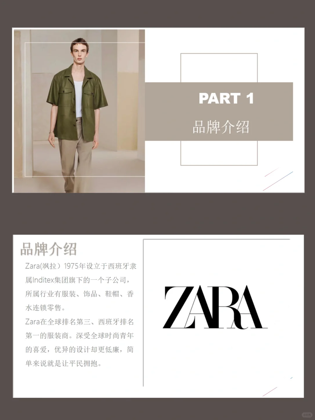 ZARA品牌市场调研PPT