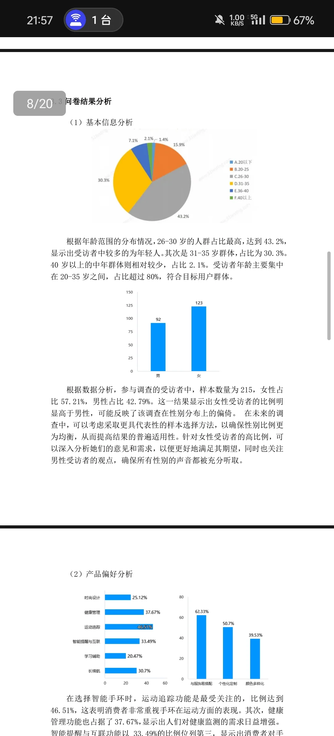 智能手环市场调查报告