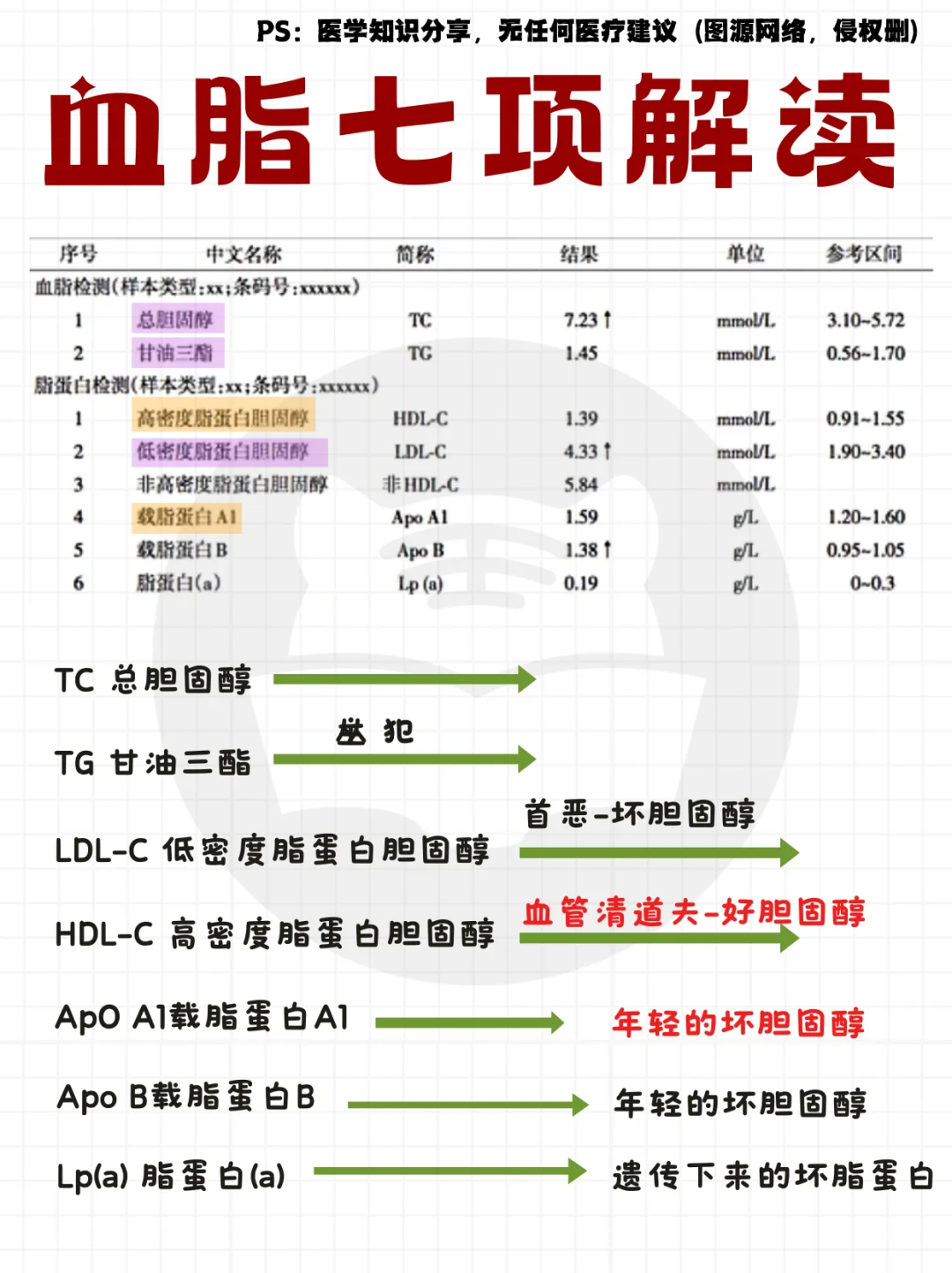 每日知识点⭐：常规报告解读合集🔥