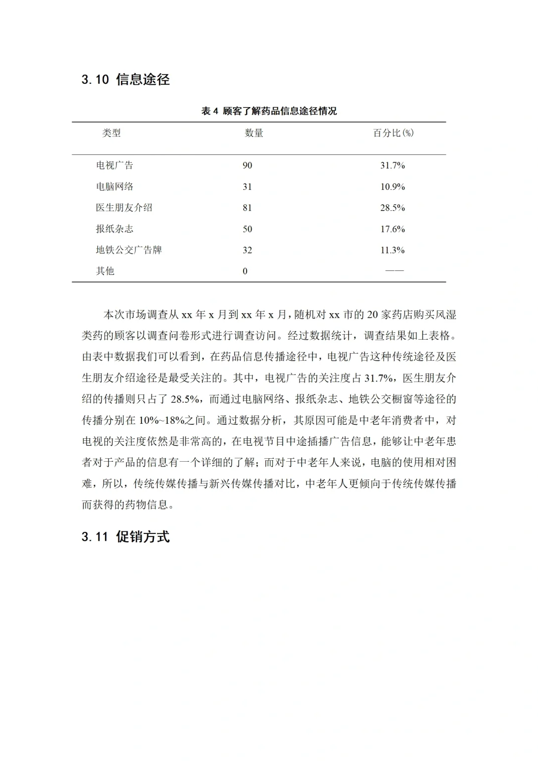 市场调查分析报告分享