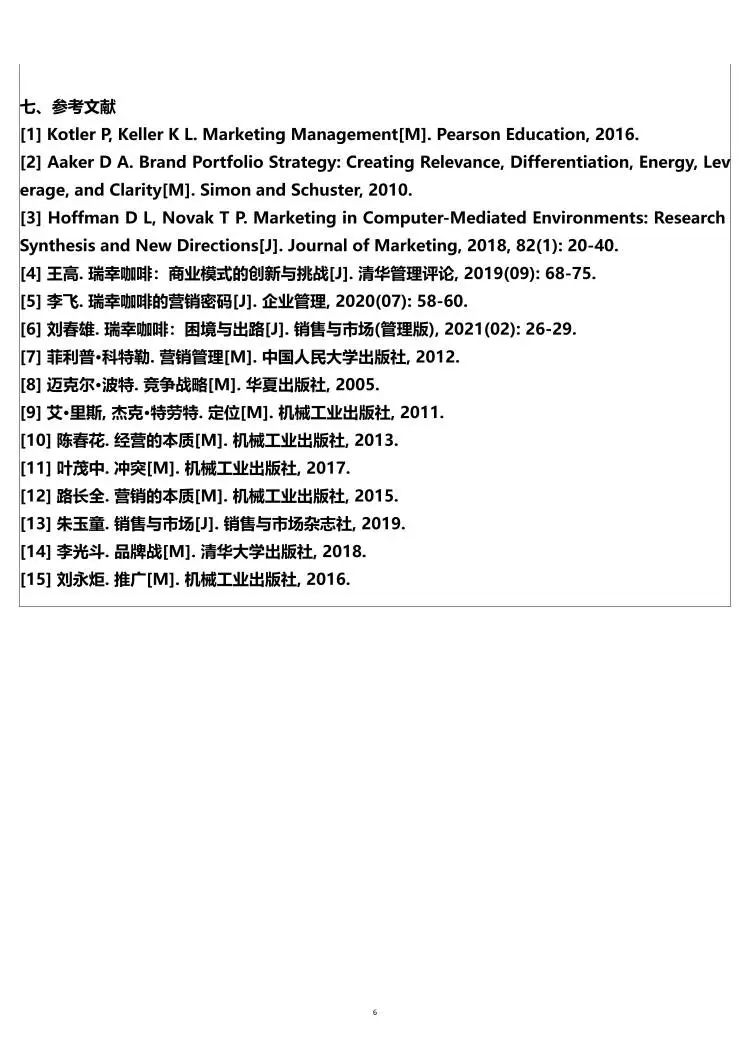 市场营销开题报告，瑞幸咖啡营销策略方向