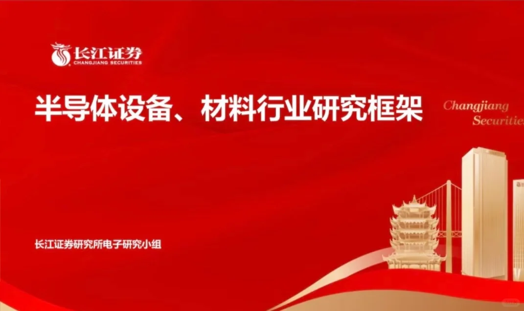 研报精选|半导体、材料行业框架研究框架
