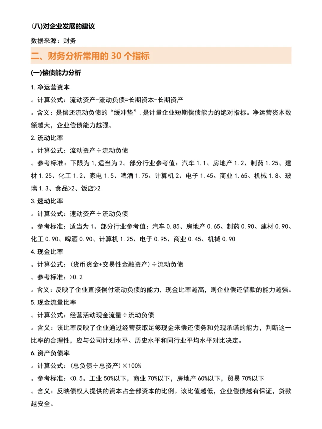财务报告分析不会写的都去死磕这篇😡😡
