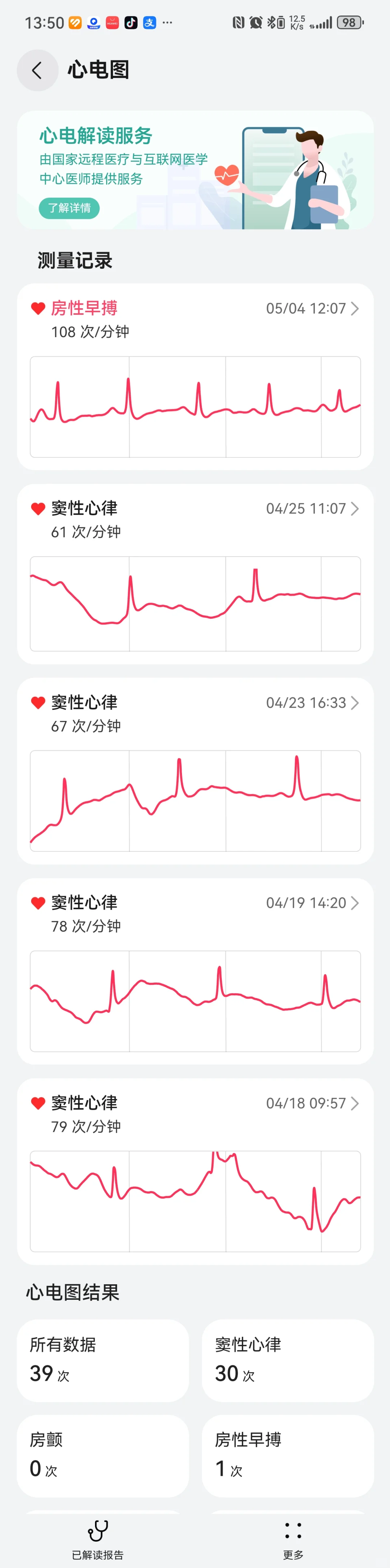 华为Watch 4健康监测综合报告