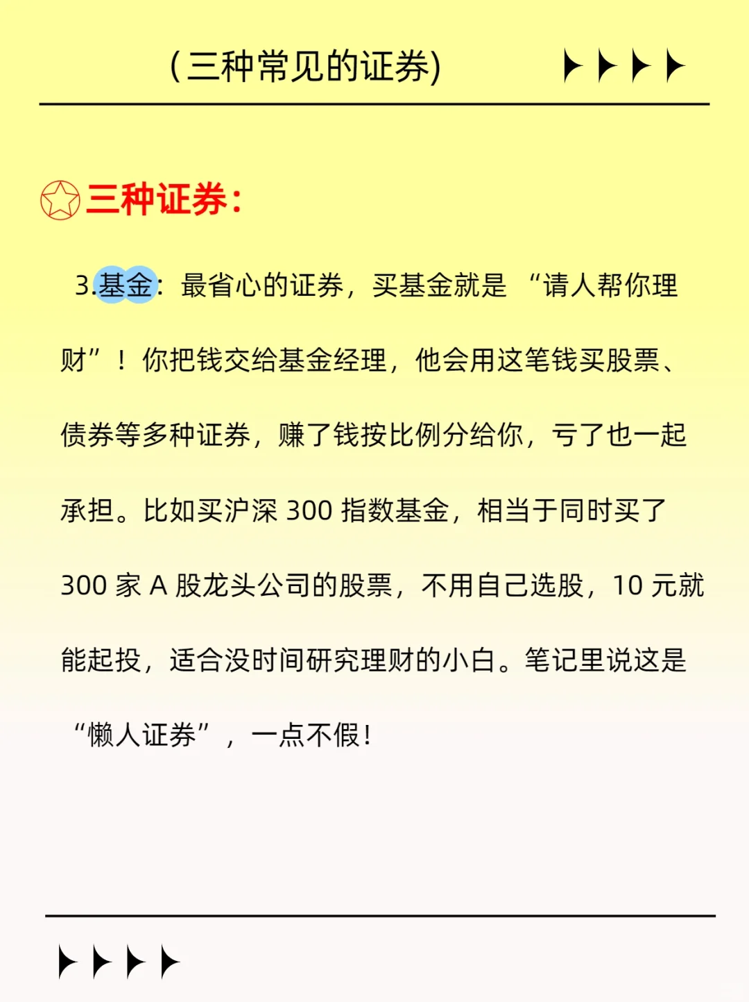 金融小知识：证券