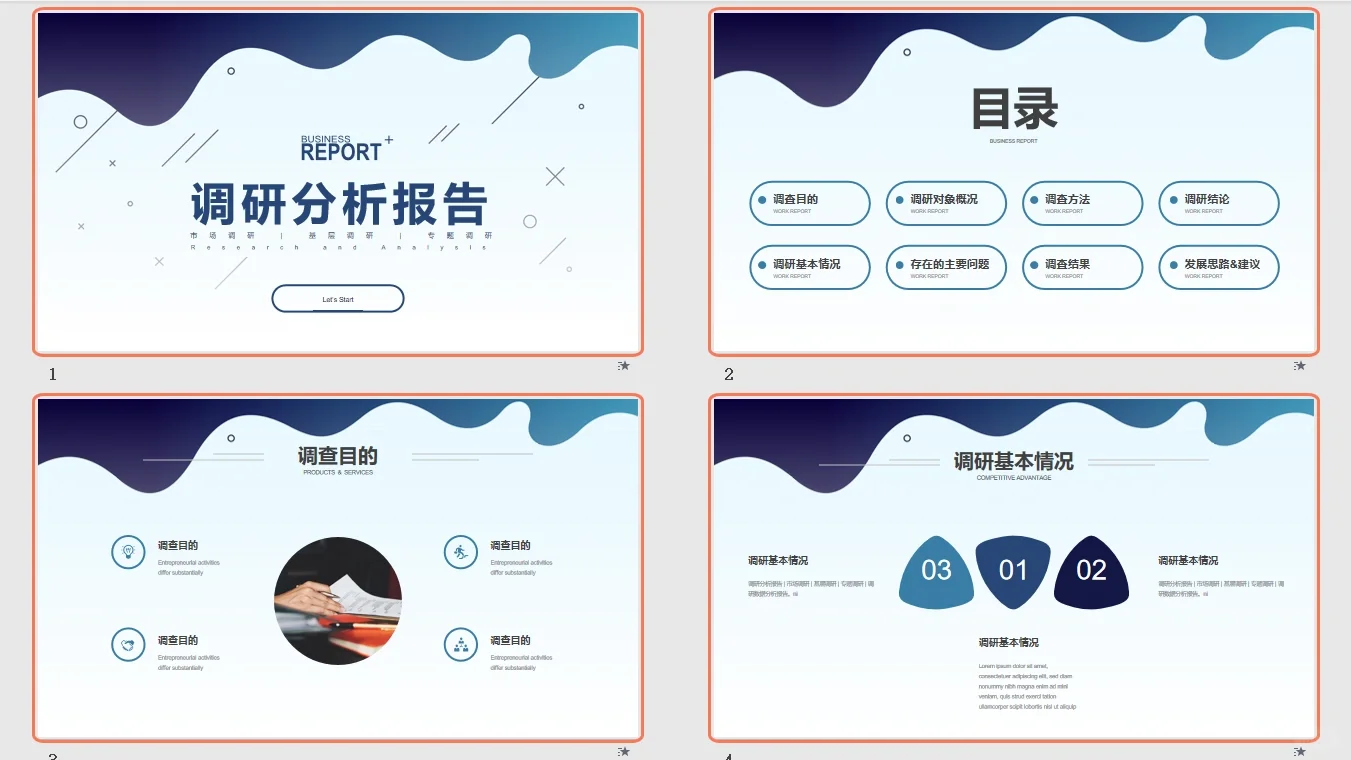 市场调研报告PPT