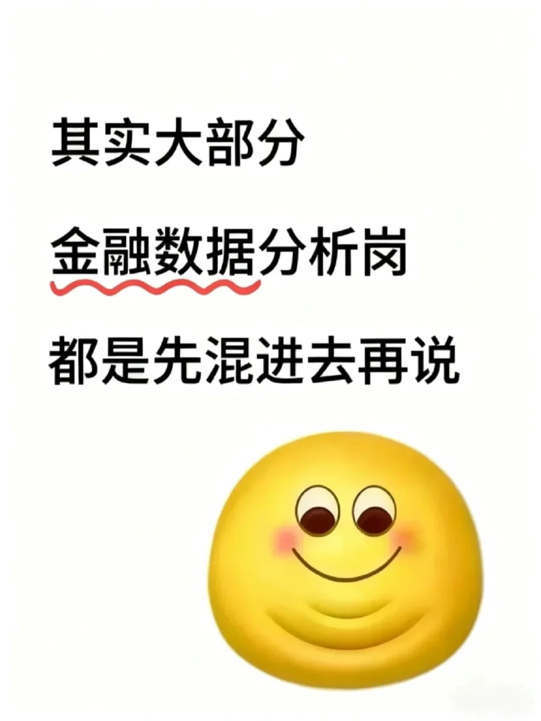 其实，很多金融数据分析都是先混进去再说