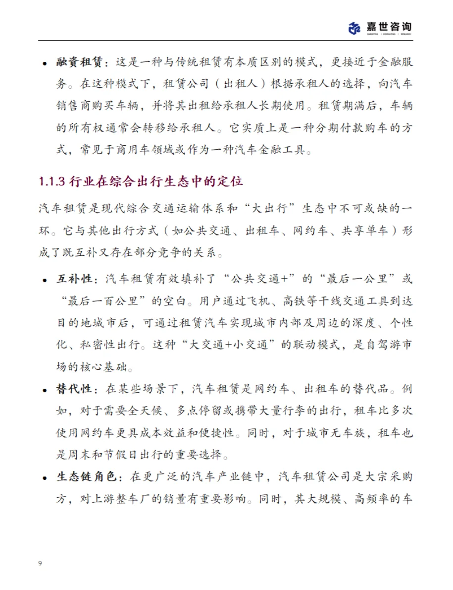 2025中国汽车租赁行业现状与发展报告