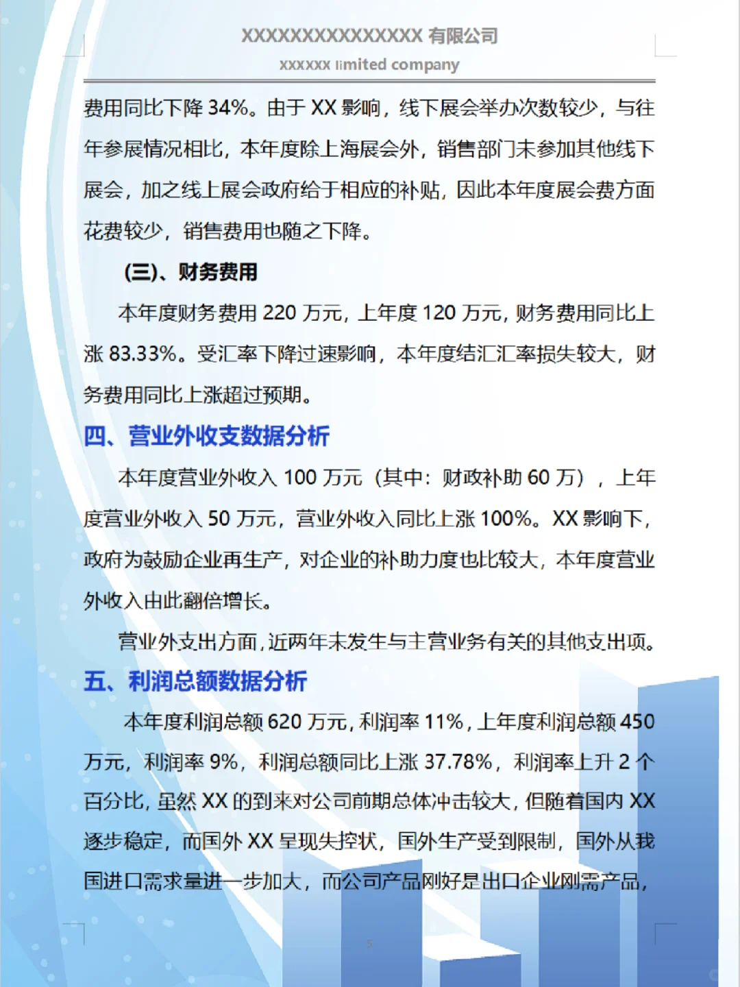 不愧是财务经理，他做的财务分析报告真的牛