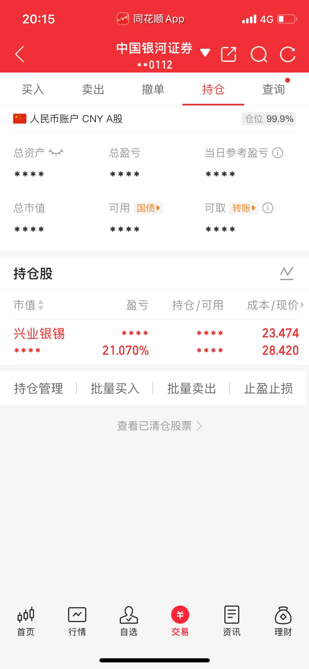 兴业银锡！