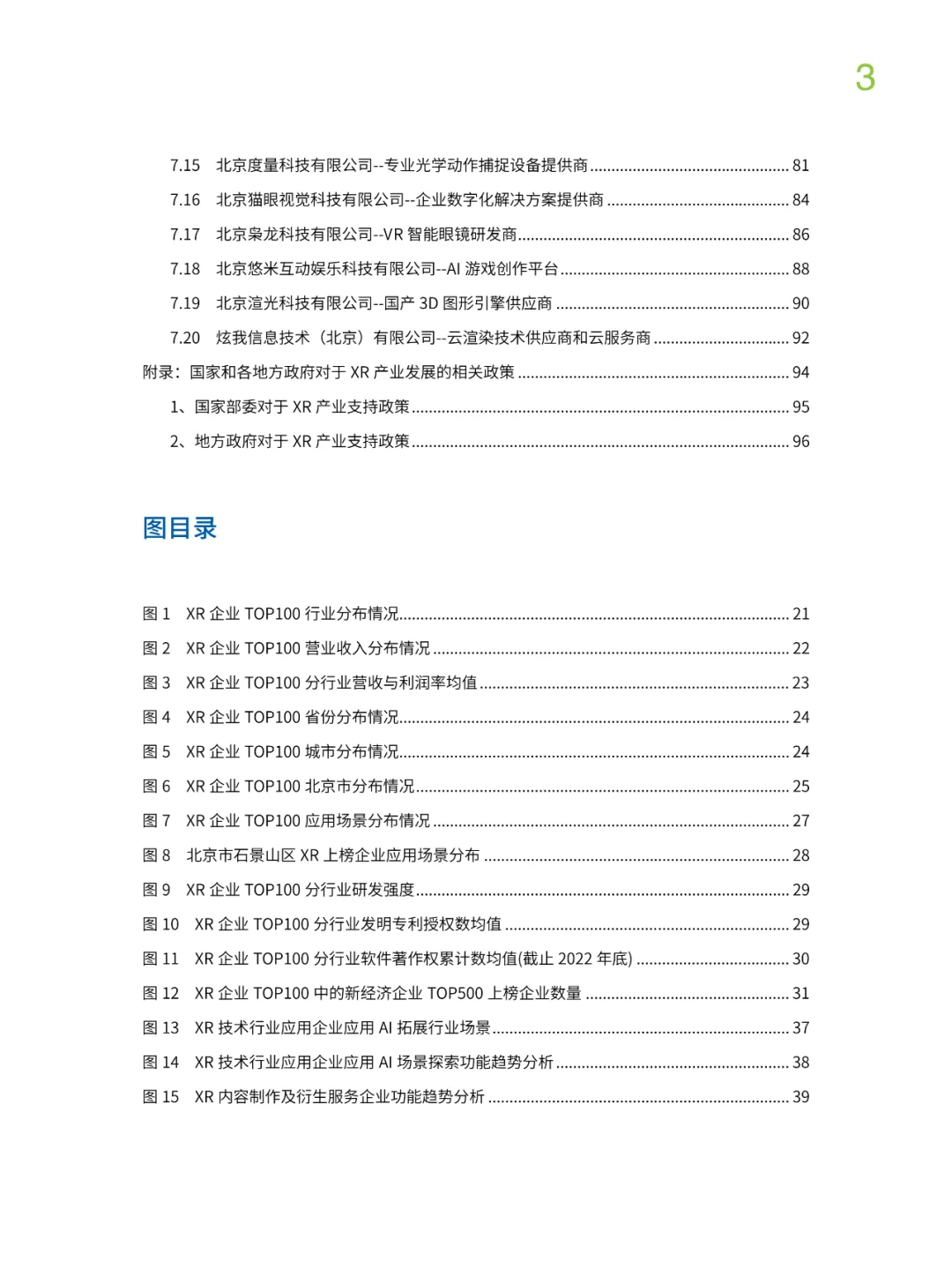 2023中国XR企业TOP100发展报告