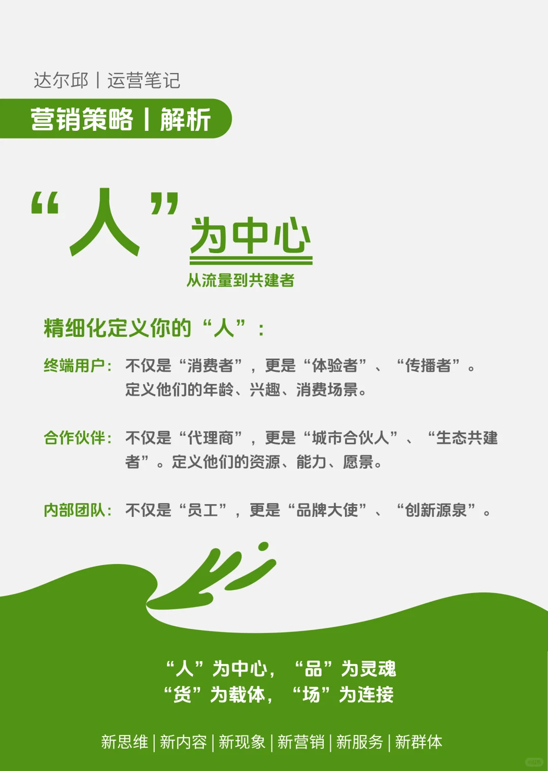 新零售模型丨“人、品、货、场”