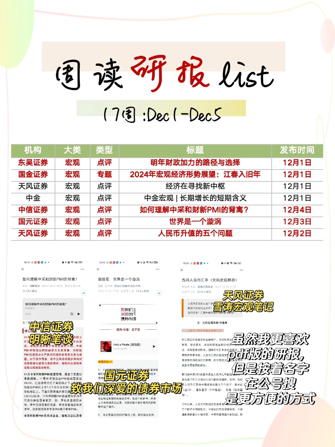 周读研报｜这五篇研报很值得一看❗