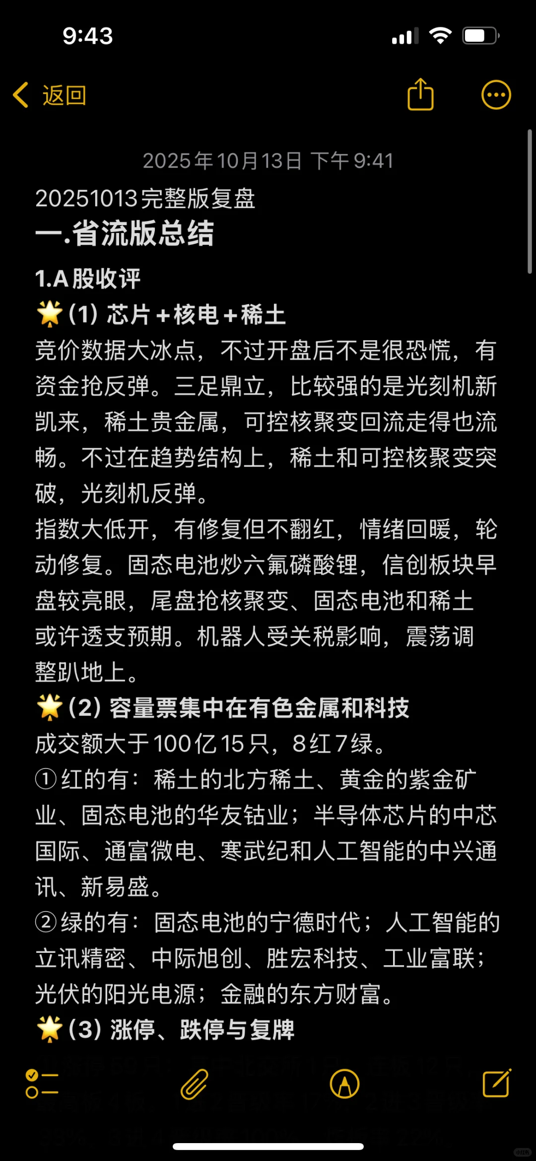 写在10.14周二盘前🫴挑战全网最详细复盘