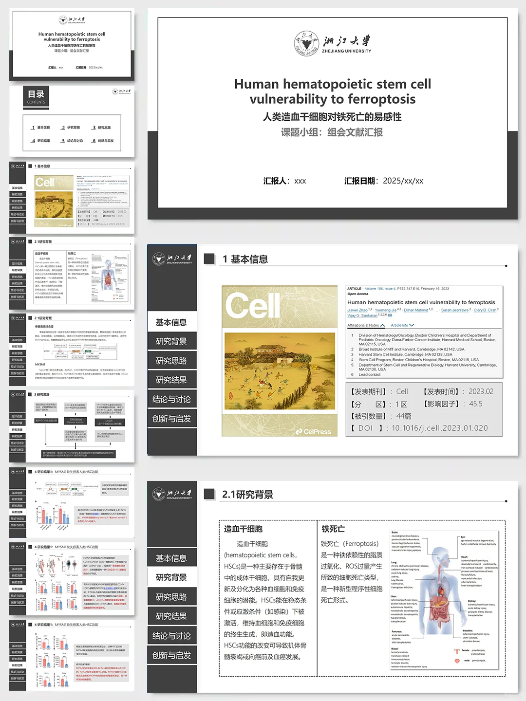 导师：这才是我喜欢的组会文献汇报ppt！