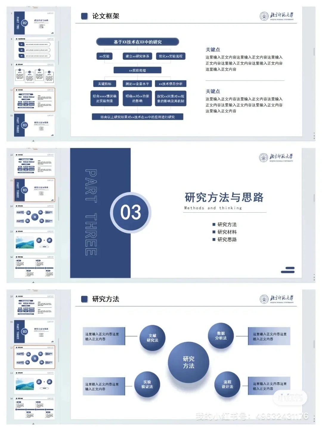 这才是导师喜欢的答辩ppt🥰