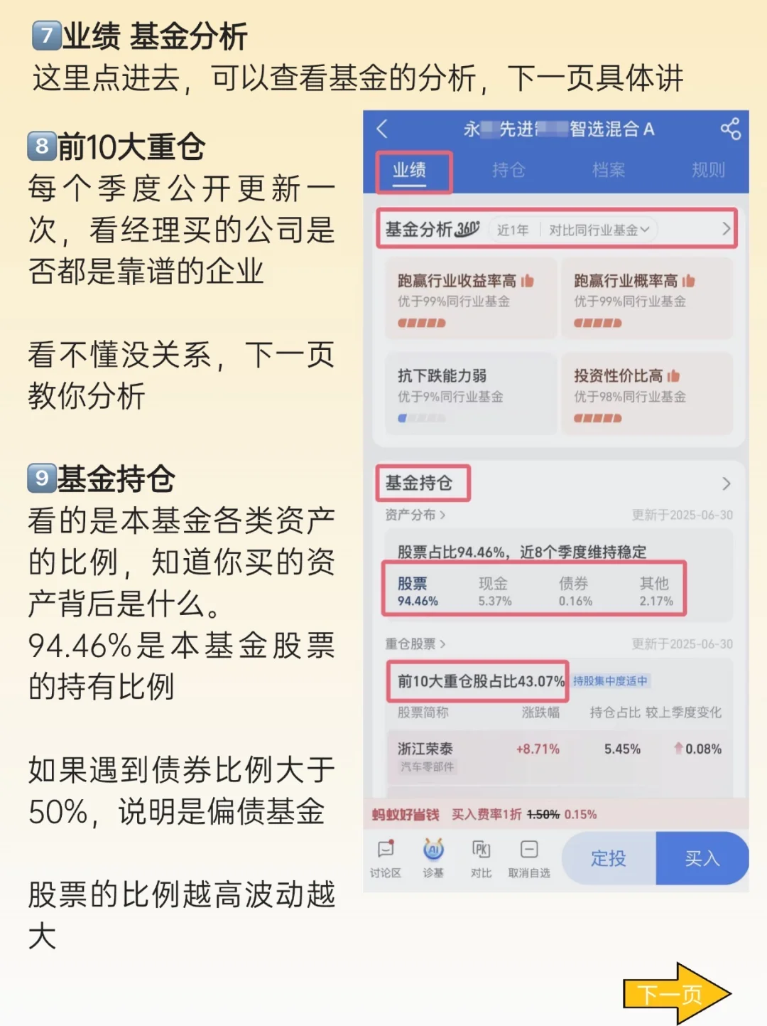教你看懂基金界面，新手入门必看💪