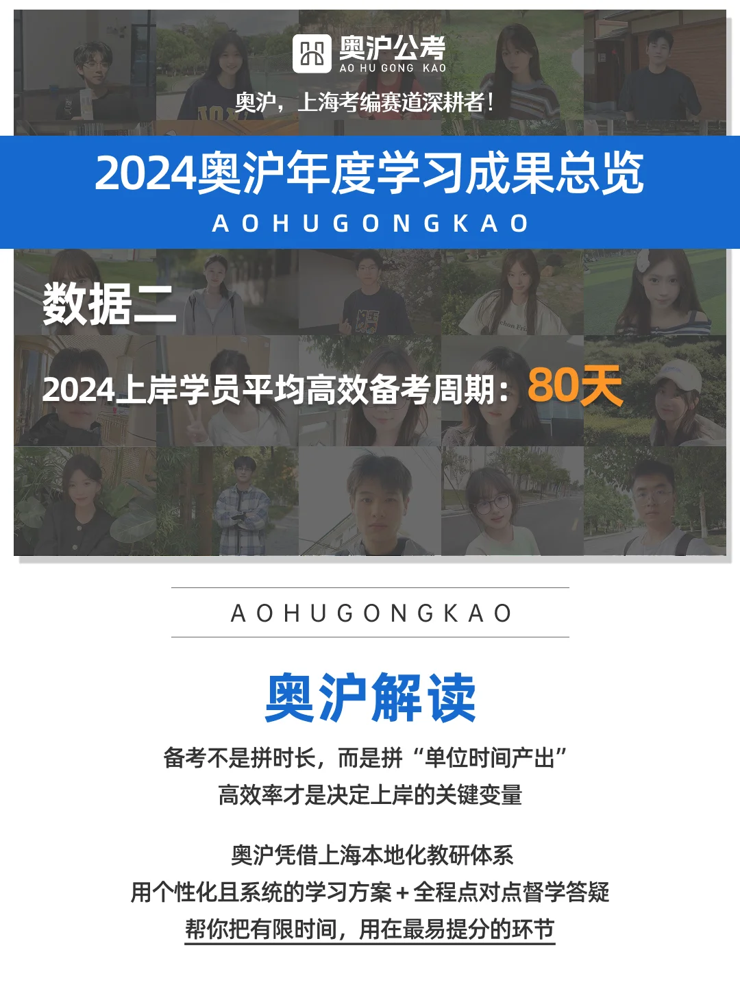 官方报告｜数据揭示奥沪学员公考高分路径