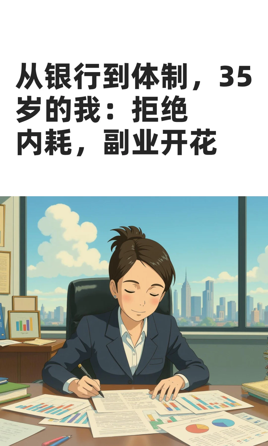 从银行到体制，35岁的我：拒绝内耗，副业开花