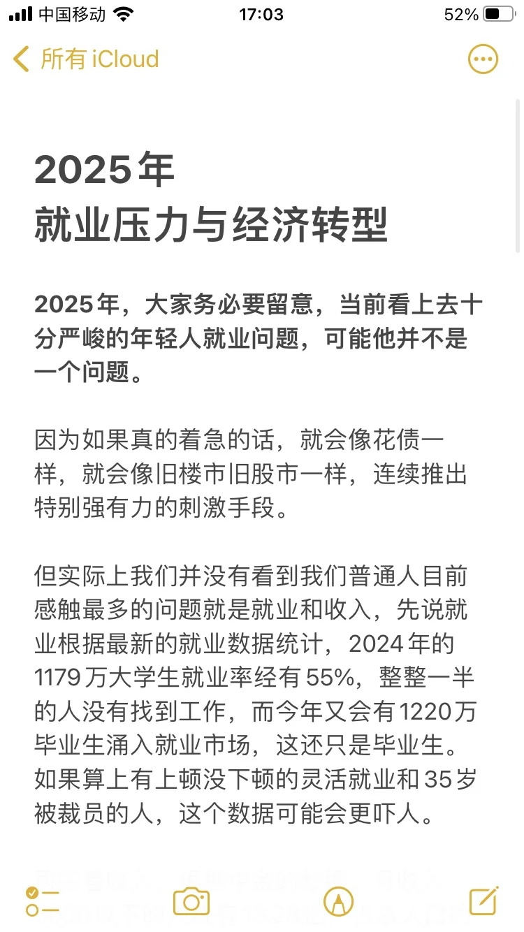 2025年 就业压力与经济转型
