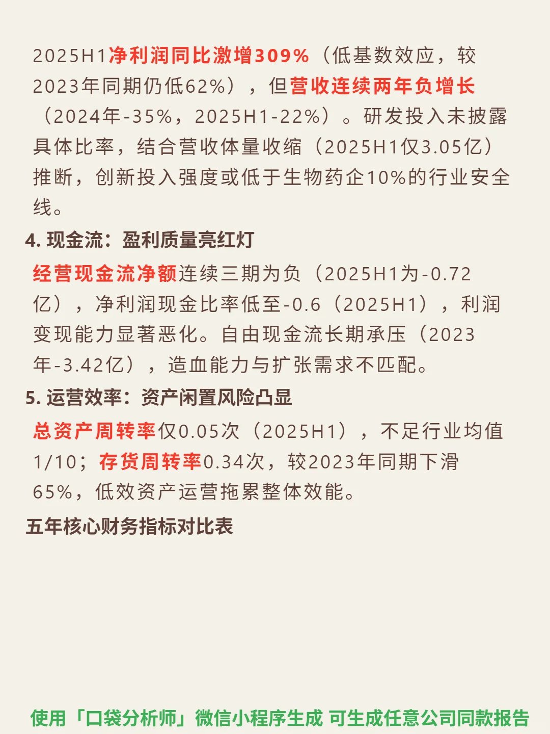 双鹭药业 4000 字深度研报