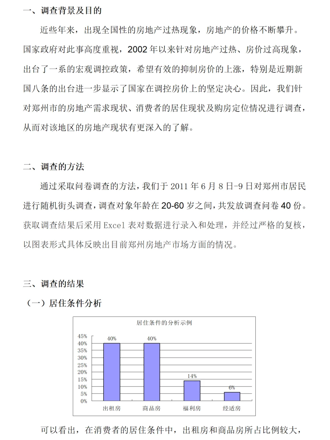 房地产市场调研报告范文2800字，直接来参考