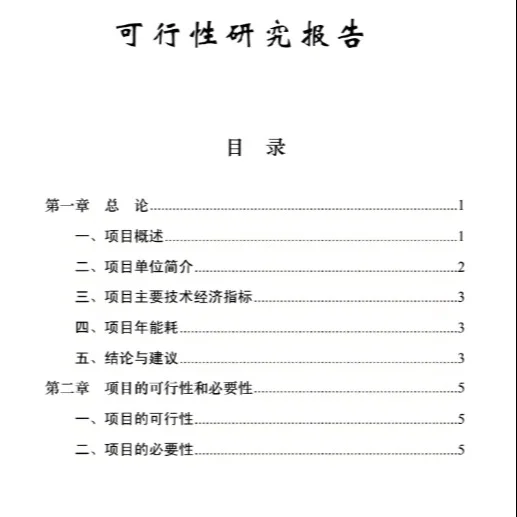 市场可行性研究报告