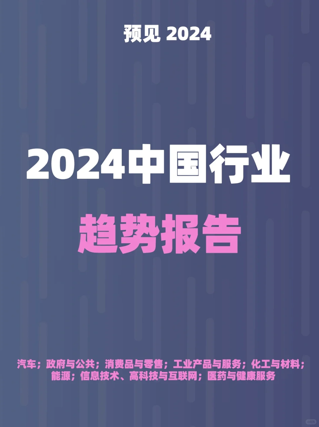 2024中国行业趋势报告