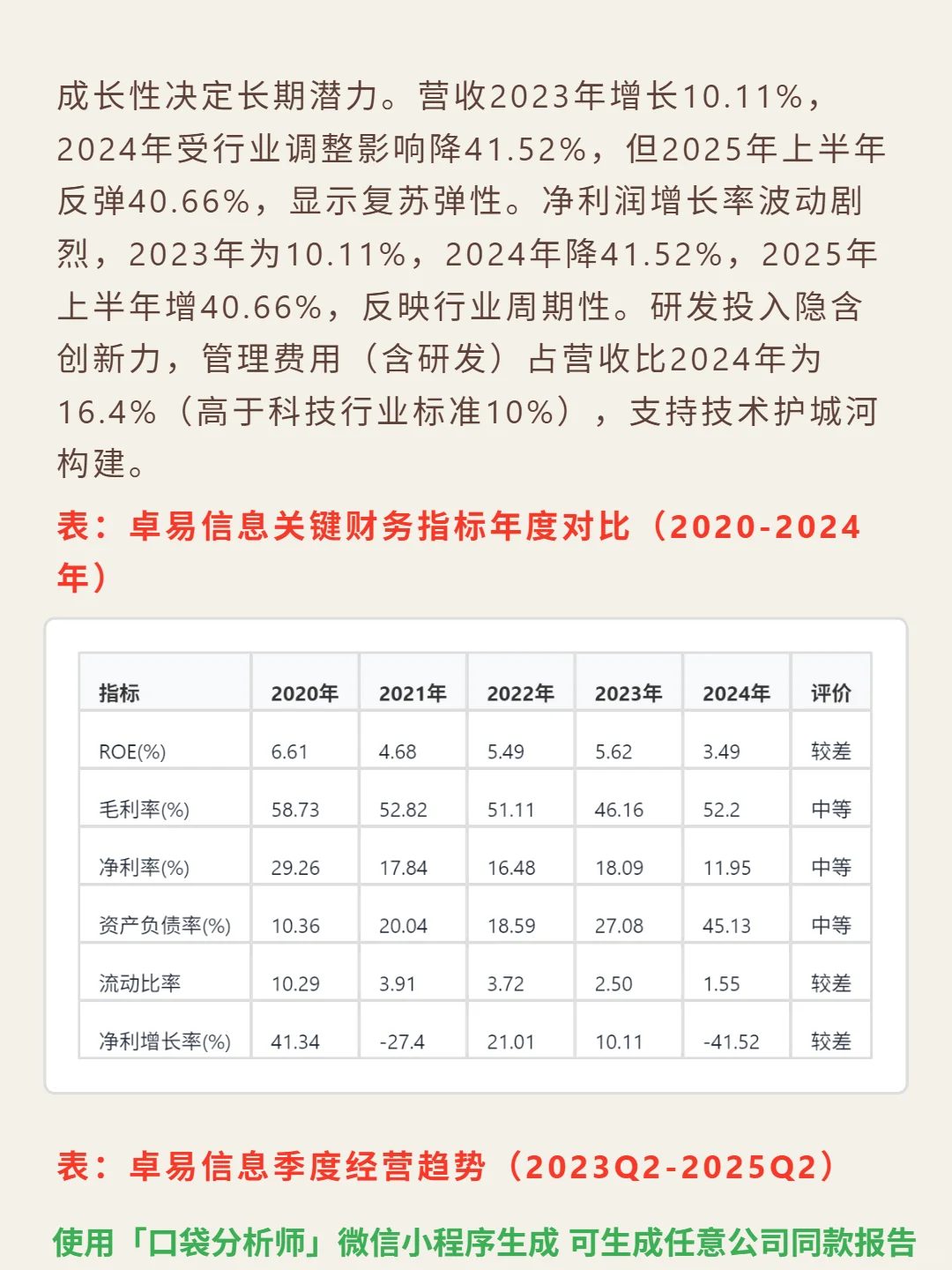 卓易信息 4000 字深度研报