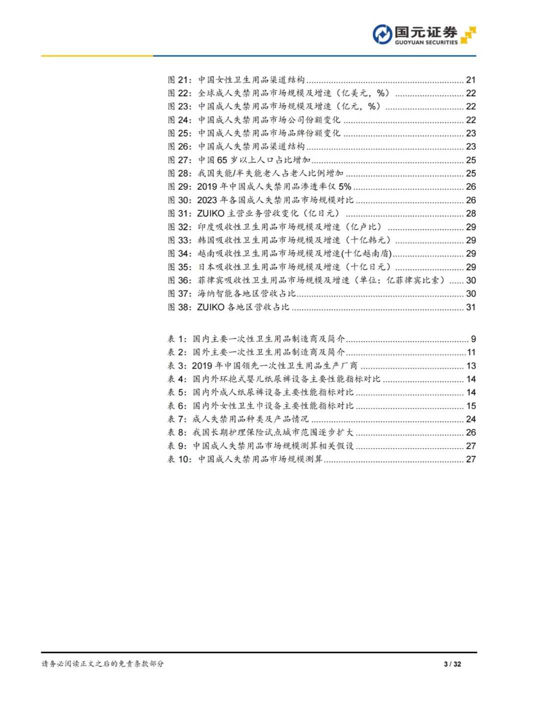 32页报告|一次性卫生用品设备行业深度报告