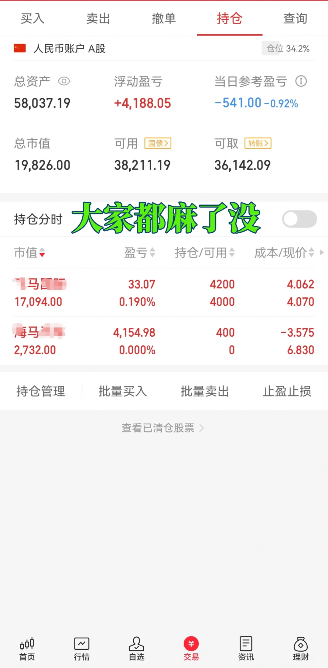 研二男大炒股5W到500W｜D29料事如神这一块
