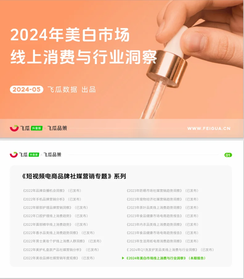 2024年美白市场线上消费与行业洞察报告
