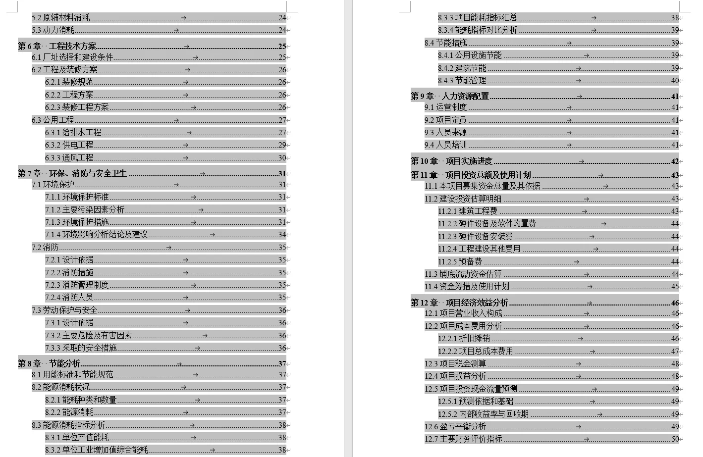 又一篇可行性研究报告