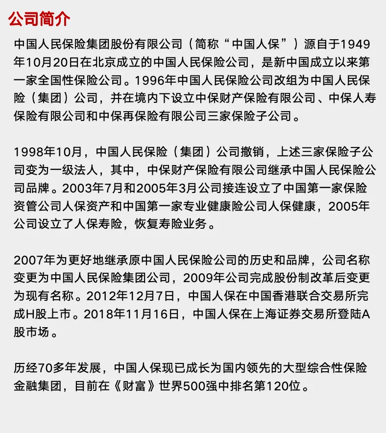 研报解读，五分钟读懂中国人保这家公司！