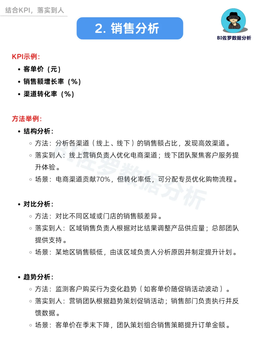 📊经 营分析这样做，让KPI真正落地！