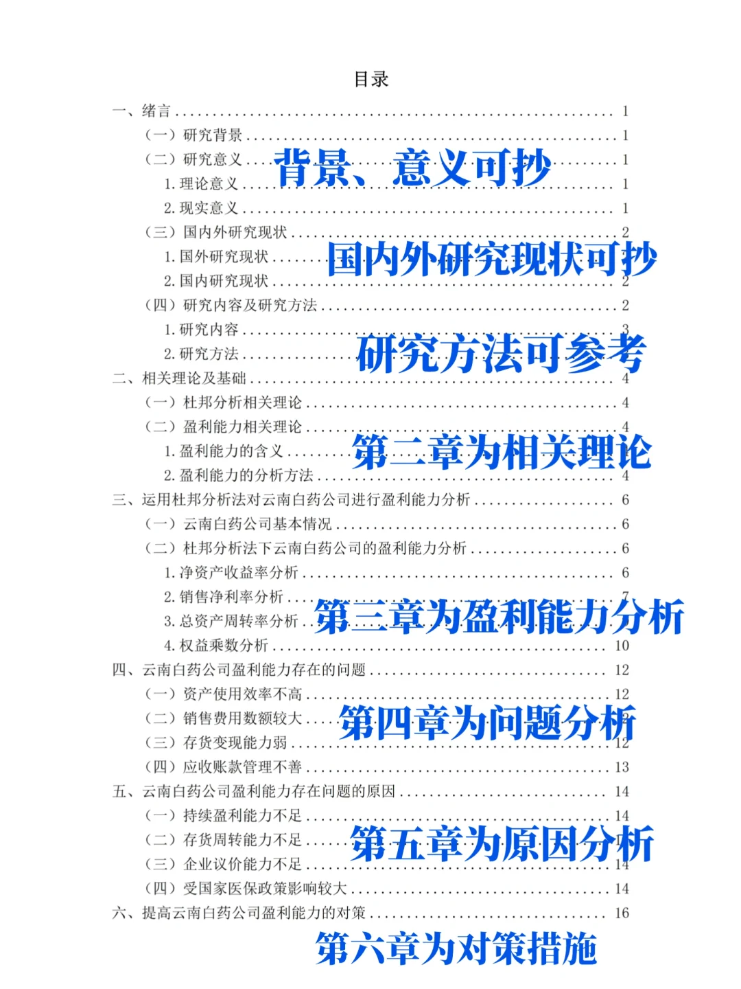 基于杜邦分析法的盈利能力分析论文就这样写