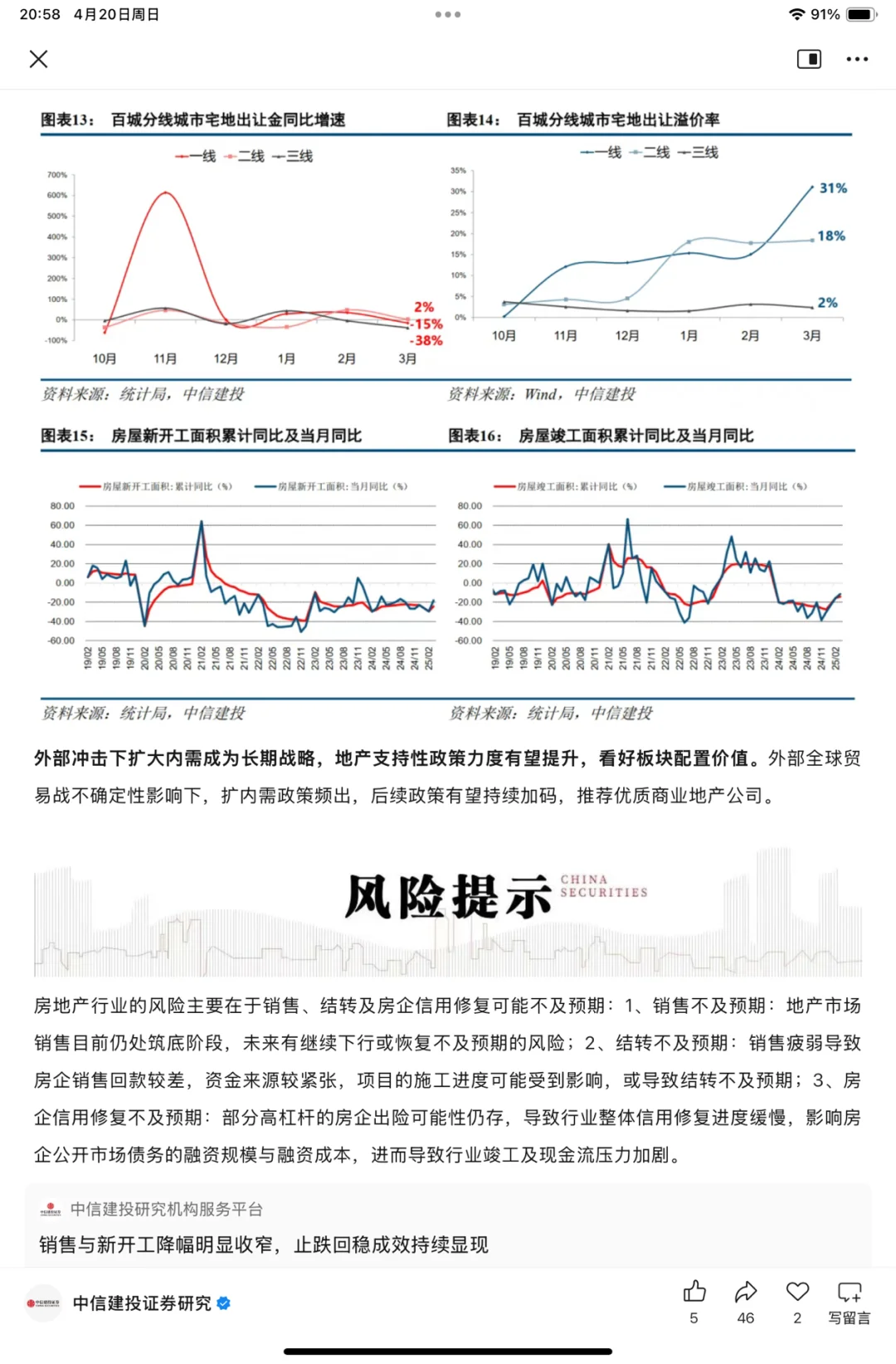 一起读 公开研报：中信建投-房地产-20240418