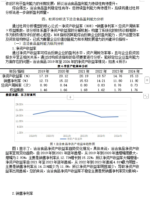 盈利能力分析论文这样写👍2020-2024