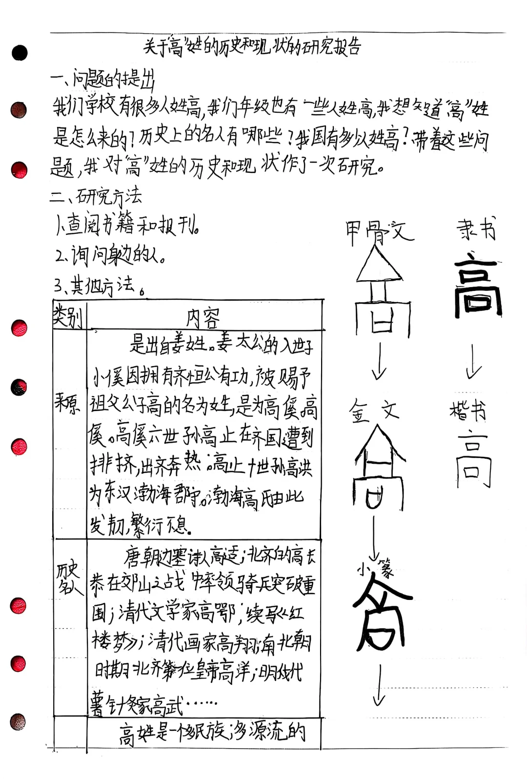 五下第三单元综合实践——《研究报告》