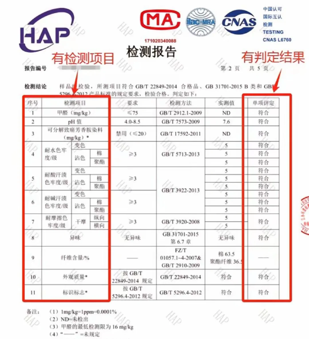 📄 看懂检测报告,先盯死这行字!