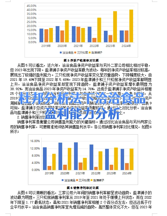 盈利能力分析论文这样写👍2020-2024