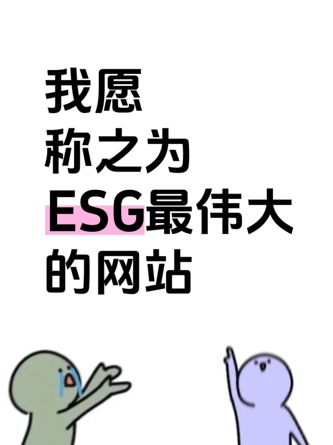 ESG最牛的网站，伟大无需多言！
