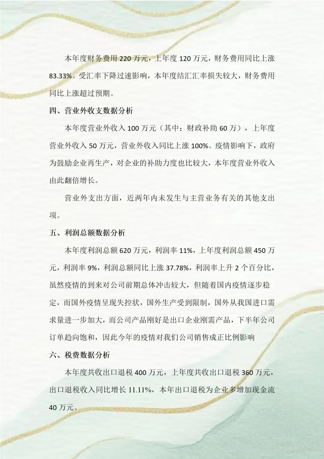 头一次见这么漂亮的财.务数据分析报告！